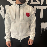 VESTE CŒUR ROUGE