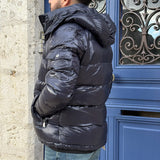 DOUDOUNE PALMER BLEU NUIT BRILLANT.