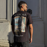 T-SHIRT VACATION NOIR