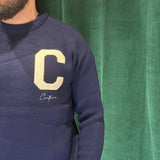 PULL “C ” BLEU MARINE