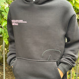 SWEAT NOIR PANTHÈRE ROSE