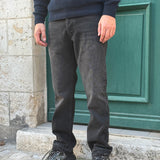 JEANS FLARE NOIR 1037