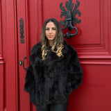 FOURRURE « BELLA » NOIR
