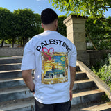 T-SHIRT PALESTINE BLANC