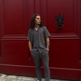 ENSEMBLE PLISSÉ GRIS