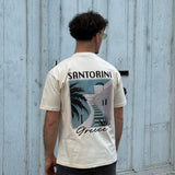 T-SHIRT SANTORINI CRÈME