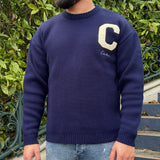 PULL « C »BLEU MARINE