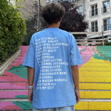 T-SHIRT F*CK BLEU