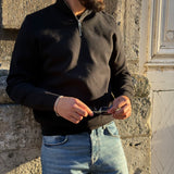 HAUT ZIPPÉ NOIR