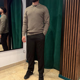 POLO MANCHE LONGUE KAKI