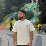 T-SHIRT LIMONCELLO BLANC