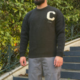 PULL « C » GRIS.