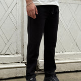 PANTALON EN LIN NOIR