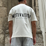 T-SHIRT MOTIVATION BLANC