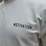 T-SHIRT MOTIVATION BLANC