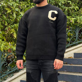 PULL « C » NOIR