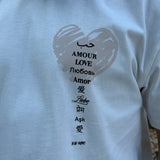 T-SHIRT AMOUR CREAM