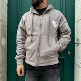 VESTE COEUR BLANC