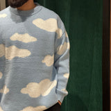 PULL NUAGE BLEU